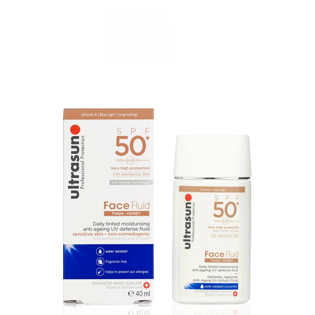 Ultrasun Face Fluid SPF50+ Tinted Honey 40 ml