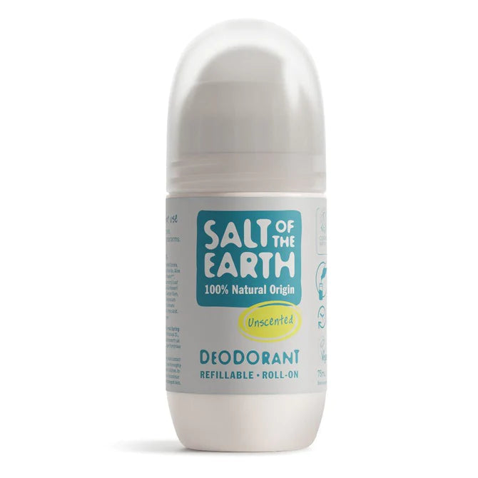 Salt of the Earth Deodorant Roll On Unscented 75ml