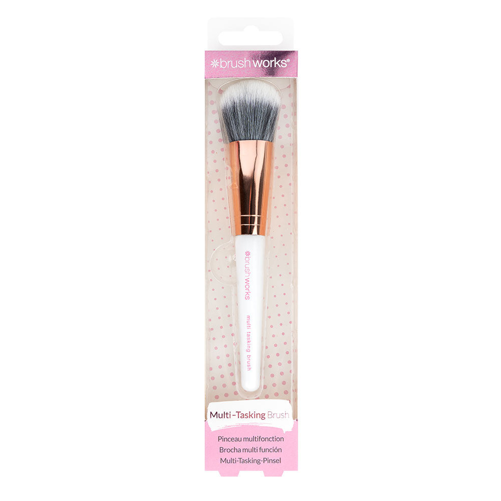 Brushworks White &amp; Gold Multi Tasking Brush