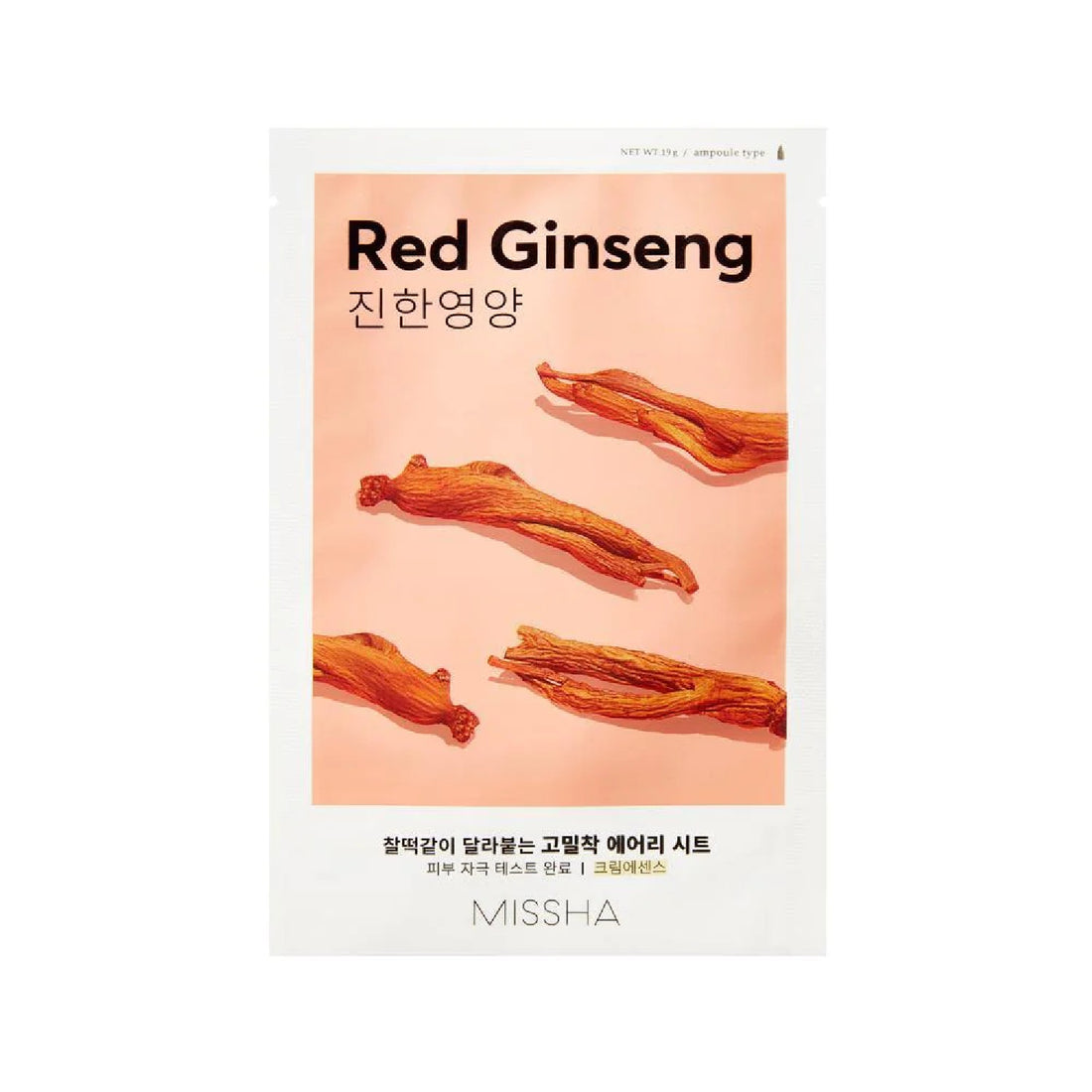 MISSHA Airy Fit Sheet Mask (Red Ginseng) (0.19g)