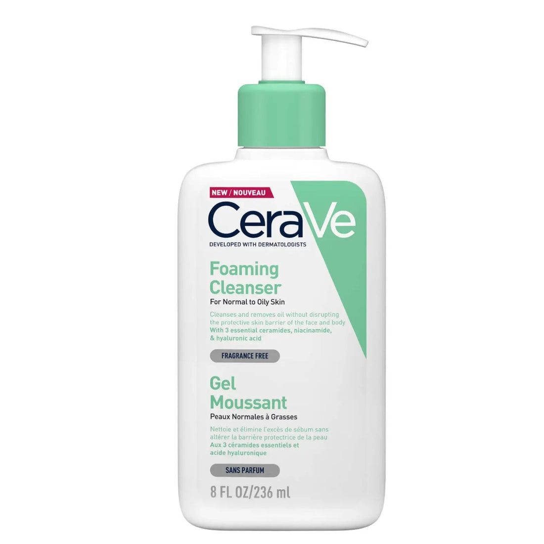 CeraVe Foaming Cleanser With Niacinamide For Normal To Oily Skin
