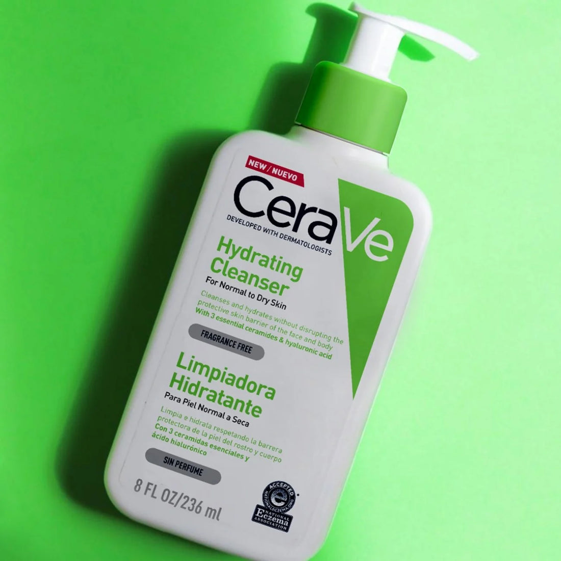 CeraVe Hydrating Cleanser With Hyaluronic Acid For Normal To Dry Skin